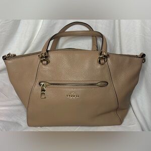 COACH Pebble Leather Prairie Satchel Top Handle Style #79997